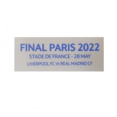 Real Madrid UEFA Champions League Final Paris 2022(Player Issue Ver.) MDT 레알마드리드