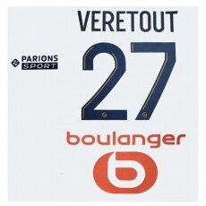 22-23 Marseille Home NNs,VERETOUT 27 베레투 + Official Sponsor(마르세유)