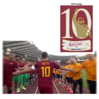 17-18 AS Roma Home Totti name Set + Totti Patch 토티(AS로마) 은퇴기념