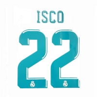 17-18 Real Madrid Home NNs,Isco 22,레알마드리드(이스코)