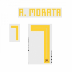 18-19 Spain Home NNs,A. MORATA #7 (모라타) 스페인