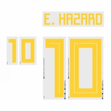 18-19 Belgium Home NNs,E. HAZARD #10 (아자르) 벨기에