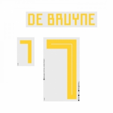 18-19 Belgium Home NNs,DE BRUYNE #7 (데브루잉) 벨기에