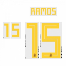 18-19 Spain Home NNs,RAMOS #15 (라모스) 스페인