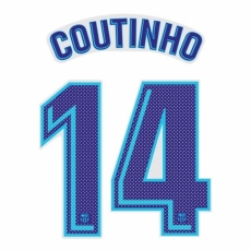 17-18 Barcelona Away Player ver. NNs,Coutinho 14,바르셀로나(쿠티뉴)