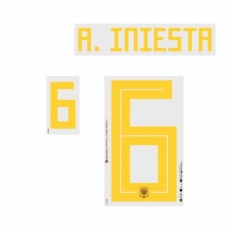18-19 Spain Home NNs,A. Iniesta #6 (이니에스타) 스페인