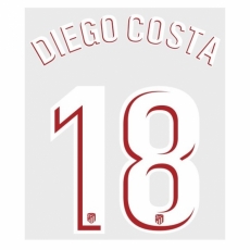 17-18 At. Madrid Home NNs, Diego Costa #18 디에고 코스타(애틀레티코 마드리드)