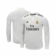 18-19 Real Madrid Home L/S Authentic Jersey 레알마드리드(어센틱)