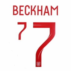 18-19 England Home NNs,BECKHAM #7 (베컴) 잉글랜드