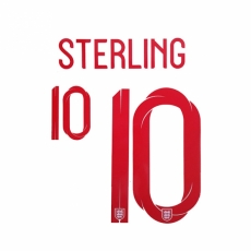 18-19 England Home NNs,STERLING #10 스털링(잉글랜드)