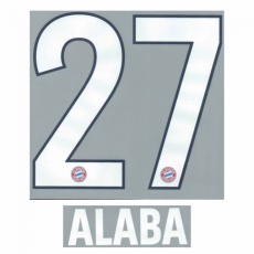 18-19 Bayern Munich Home NNs,ALABA #27 알라바(바이에른뮌헨)