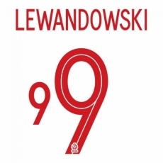 18-19 Poland Home NNs,LEWANDOWSKI #9 레반도프스키(폴란드)