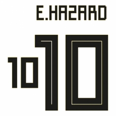 18-19 Belgium Away NNs,E. HAZARD #10 (아자르) 벨기에