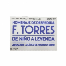 2018 Official Atletico Madrid F.Torres DE NINO A LEYENDA MDT 아틀레티코마드리드