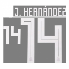 18-19 Mexico Home NNs,J. HERNANDEZ #14 에르난데스(멕시코)