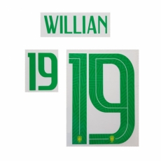 18-19 Brazil Home NNs,WILLIAN #19 윌리안(브라질)