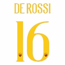 18-19 AS Roma Home NNs,DE ROSSI 16,데 로시(AS로마)