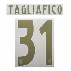 18-19 Ajax Away NNs,TAGLIAFICO 31 타글리아피코(아약스)
