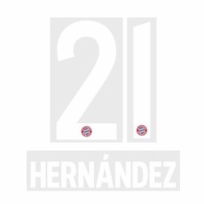 19-21 Bayern Munich Home NNs,HERNANDEZ 21 에르난데스(바이에른뮌헨)