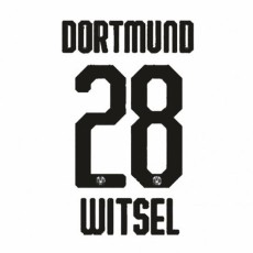19-20 Dortmund Home NNs,WITSEL 28 악셀 비첼(도르트문트)