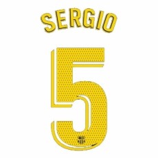 18-21 Barcelona Home NNs,Sergio 5 세르지오(바르셀로나)