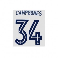 20-21 Real Madrid Home NNs,CAMPEONES 34(레알마드리드)