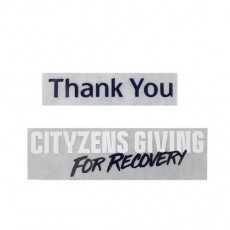 20-21 Man City Home Thank You + For Recovery Sponsor Set 맨체스터시티