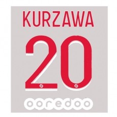 20-21 PSG Home NNs,KURZAWA 20 쿠르자와(파리생제르망)