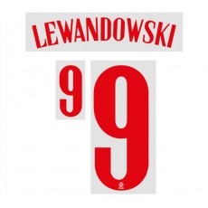 20-21 Poland Home NNs,LEWANDOWSKI 9 레반도프스키(폴란드)
