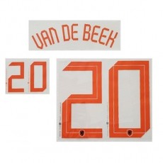 20-21 Netherlands Away NNs,VAN DE BEEK 20 반더비크(네덜란드)