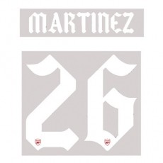 20-22 Arsenal Home Cup NNs,MARTINEZ 26 마르티네즈(아스날)