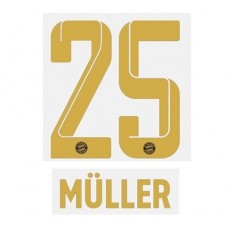 21-22 Bayern Munich Away NNs,MULLER 25 뮬러(바이에른뮌헨)