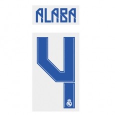 21-22 Real Madrid Home NNs,ALABA 4 알라바(레알마드리드)