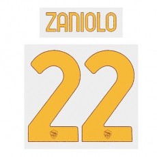 21-22 AS Roma Home NNs,ZANIOLO 22 자니올로(AS로마)