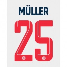 21-22 Bayern Munich 3rd NNs,MULLER 25 뮬러(바이에른뮌헨)