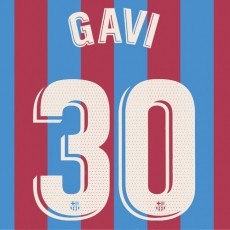 21-22 Barcelona Home Player ver. NNs,GAVI 30 가비(바르셀로나)