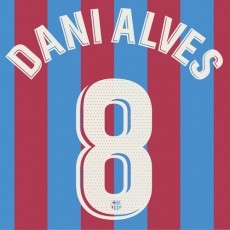 21-22 Barcelona Home Player ver. NNs,DANI ALVES 8 다니알베스(바르셀로나)