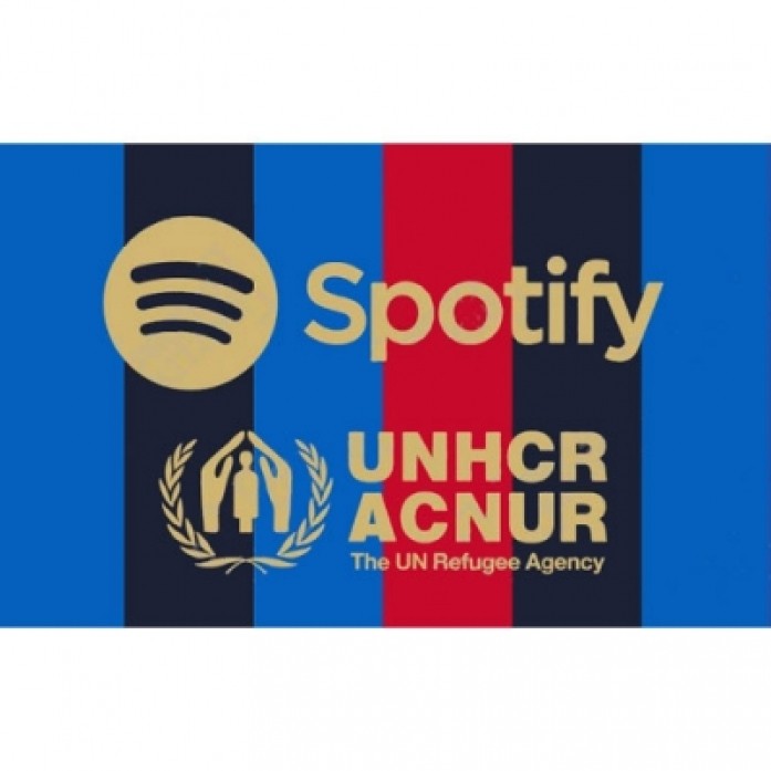 22-23 Barcelona Home Official Spotify + UNHCR ACNUR The UN Refugee Agency Sponsors 바르셀로나