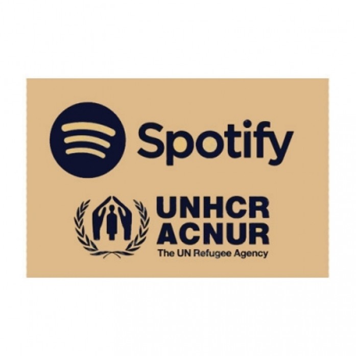 22-23 Barcelona Away Official Spotify + UNHCR ACNUR The UN Refugee Agency Sponsors 바르셀로나