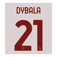 22-23 AS Roma Away NNs,DYBALA 21 디발라(AS로마)