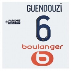 22-23 Marseille Home NNs,GUENDOUZI 6 귀엥두지 + Official Sponsor(마르세유)