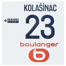 22-23 Marseille Home NNs,KOLASINAC 23 콜라시나츠 + Official Sponsor(마르세유)