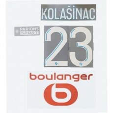 22-23 Marseille Away NNs,KOLASINAC 23 콜라시나츠 + Official Sponsor(마르세유)