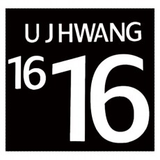 22-24 Korea Away NNs,U J HWANG 16 코리아(황의조)
