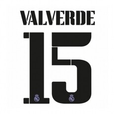 22-23 Real Madrid Home/Away NNs,VALVERDE 15 발베르데(레알마드리드)