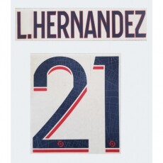23-24 PSG Away NNs,L. HERNANDEZ 21 뤼카 에르난데스(파리생제르망)