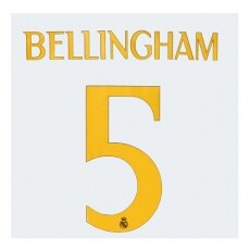 23-24 Real Madrid Away NNs,BELLINGHAM 5 벨링엄(레알마드리드)