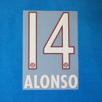 15-16 Bayern Munich Home NNs, Alonso #14 바이에른뮌헨(알론소)