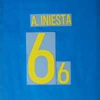16-17 Spain Home NNs,A.Iniesta #6 이니에스타(스페인)