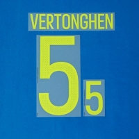 16-17 Belgium Home NNs,Vertonghen #5 베르통헨(벨기에)
